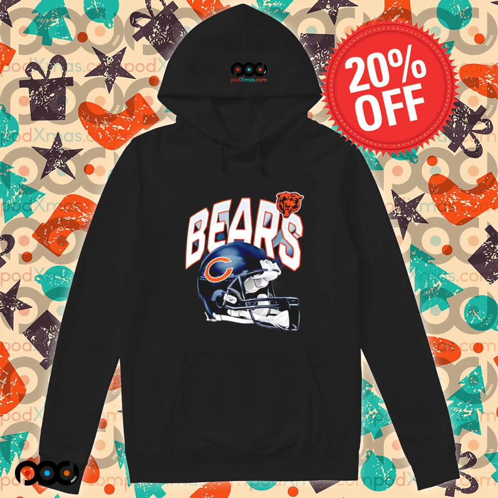 Chicago Bears helmet design retro shirt