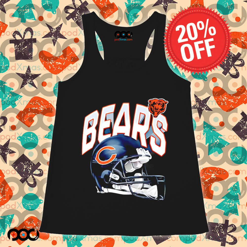 Chicago Bears helmet design retro shirt