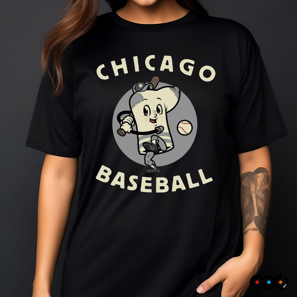 Chicago sports mascots baseball shirt