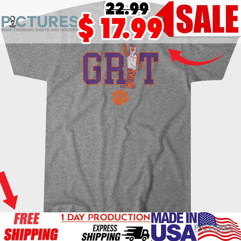 Clemson Tigers Basketball Mascot GRIT Shirt