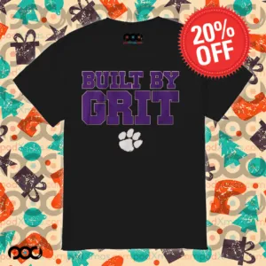 Clemson Tigers Built by grit shirt