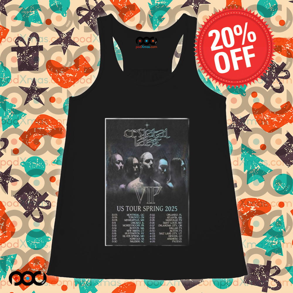 Crystal Lake US Tour Spring 2025 Poster Shirt