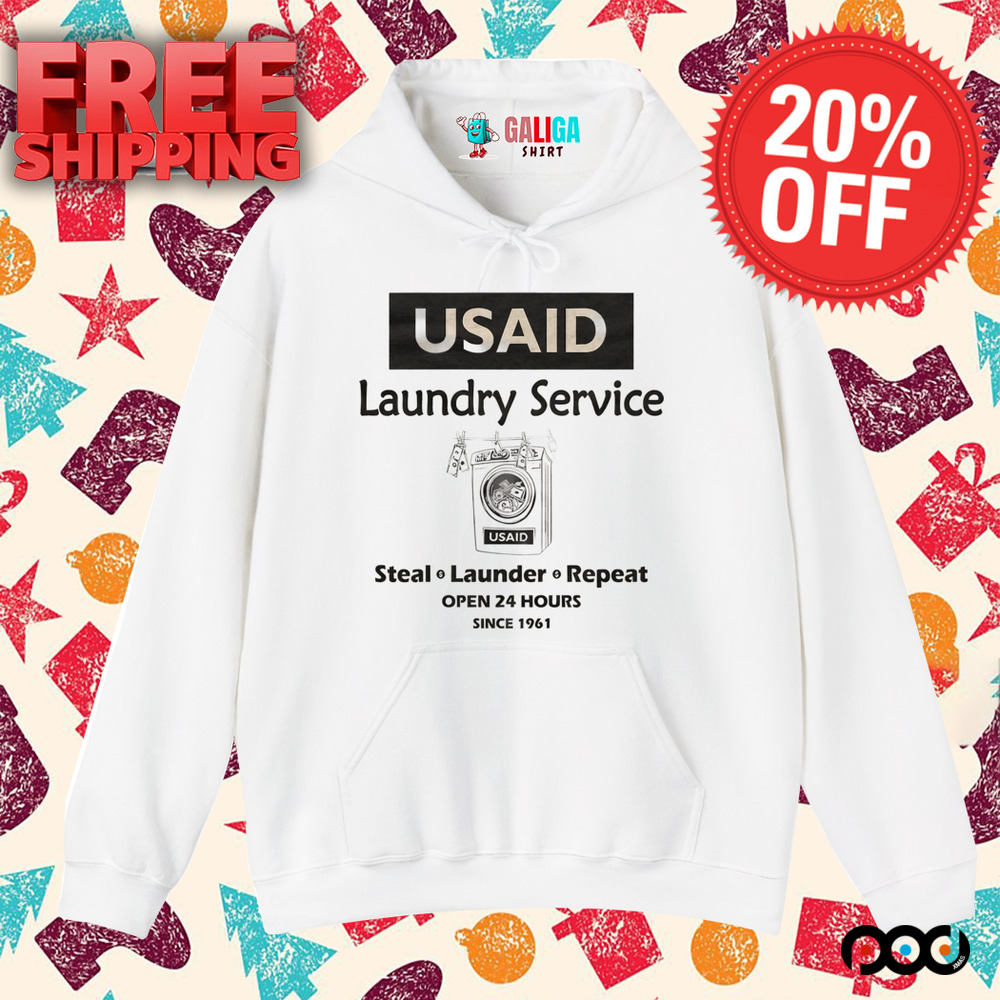 D.O.G.E. USAID Laundry Service Steal Launder Repeat Since 1961 Shirt