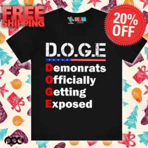 DOGE Demonrats Officially Getting Exposed Department Of Government Efficiency Shiba shirt