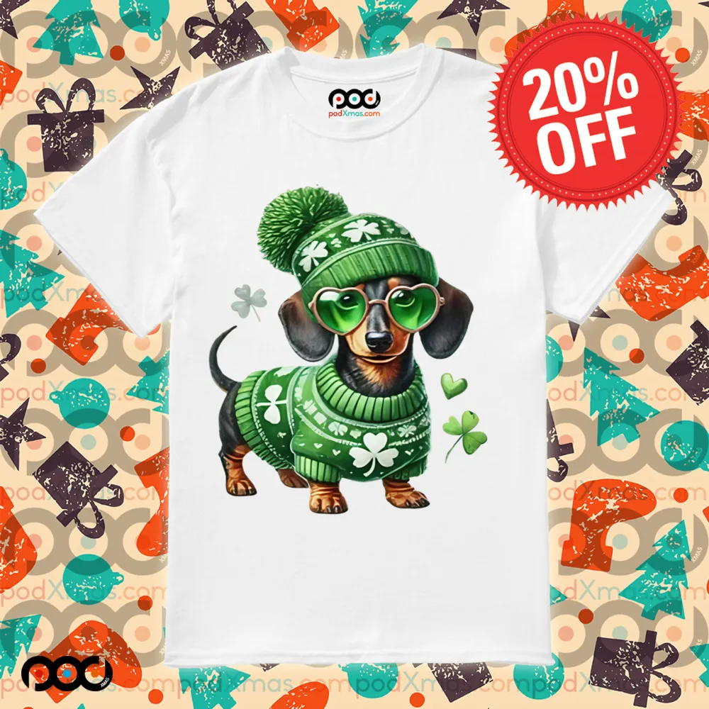 Dachshund St. Patrick's Day shirt