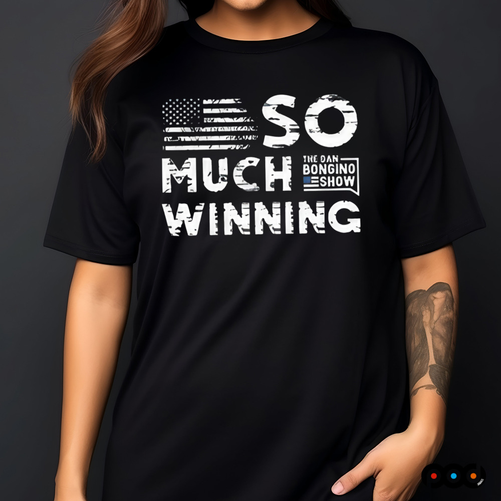 Dan Bongino Wearing So Much Winning Flag Shirt