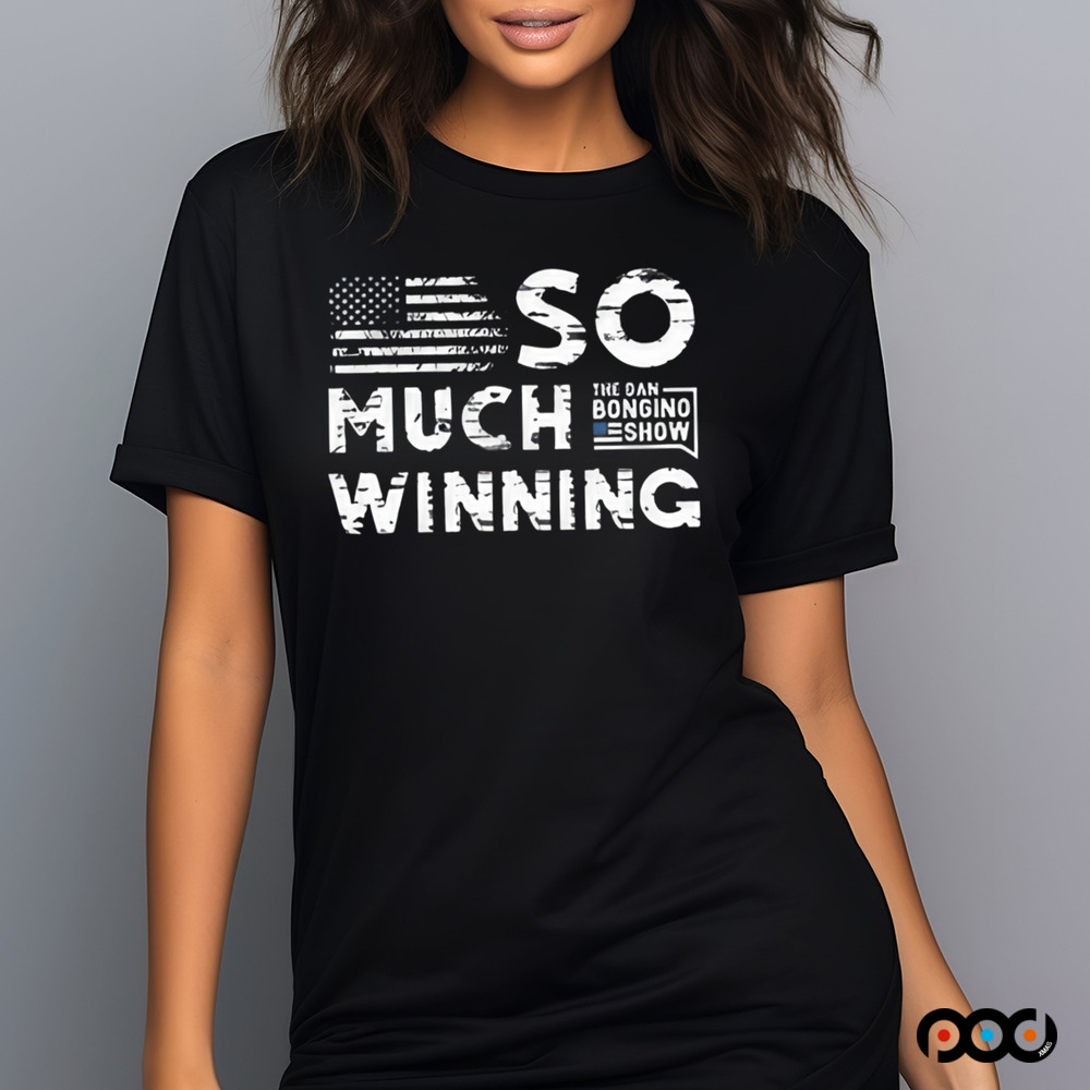 Dan Bongino Wearing So Much Winning Flag Shirt