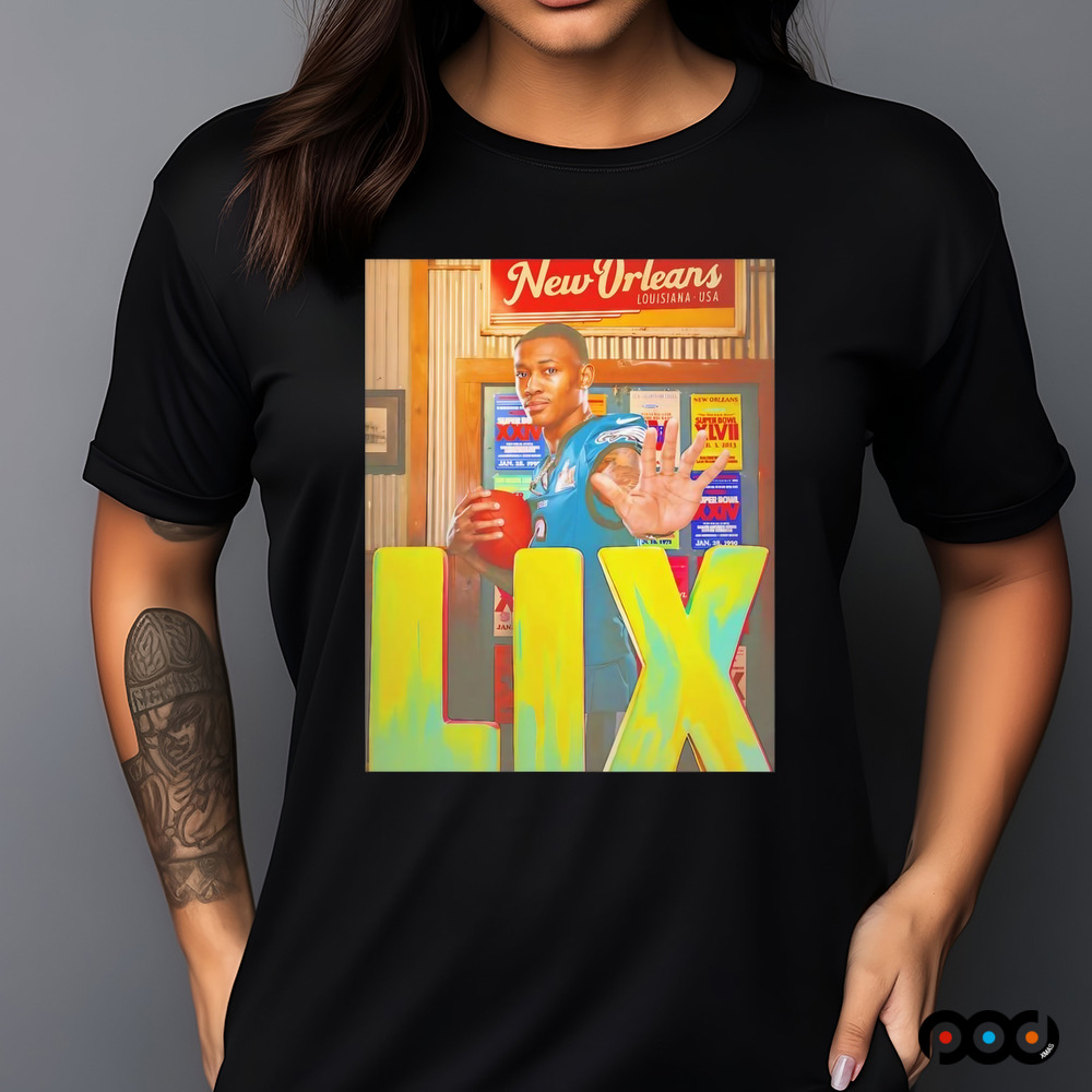 DeVonta Smith Philadelphia Eagles Super Bowl LIX New Orleans USA poster shirt
