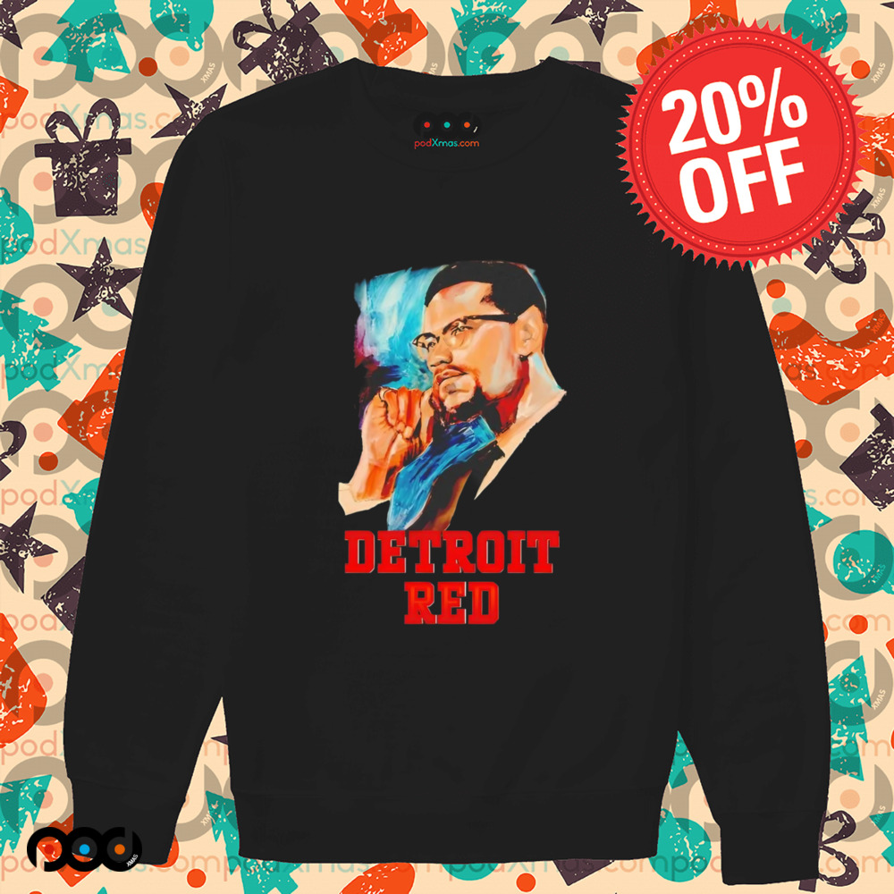 Detroit Red painted portrait Shirt Detroit Red painted portrait Shirt