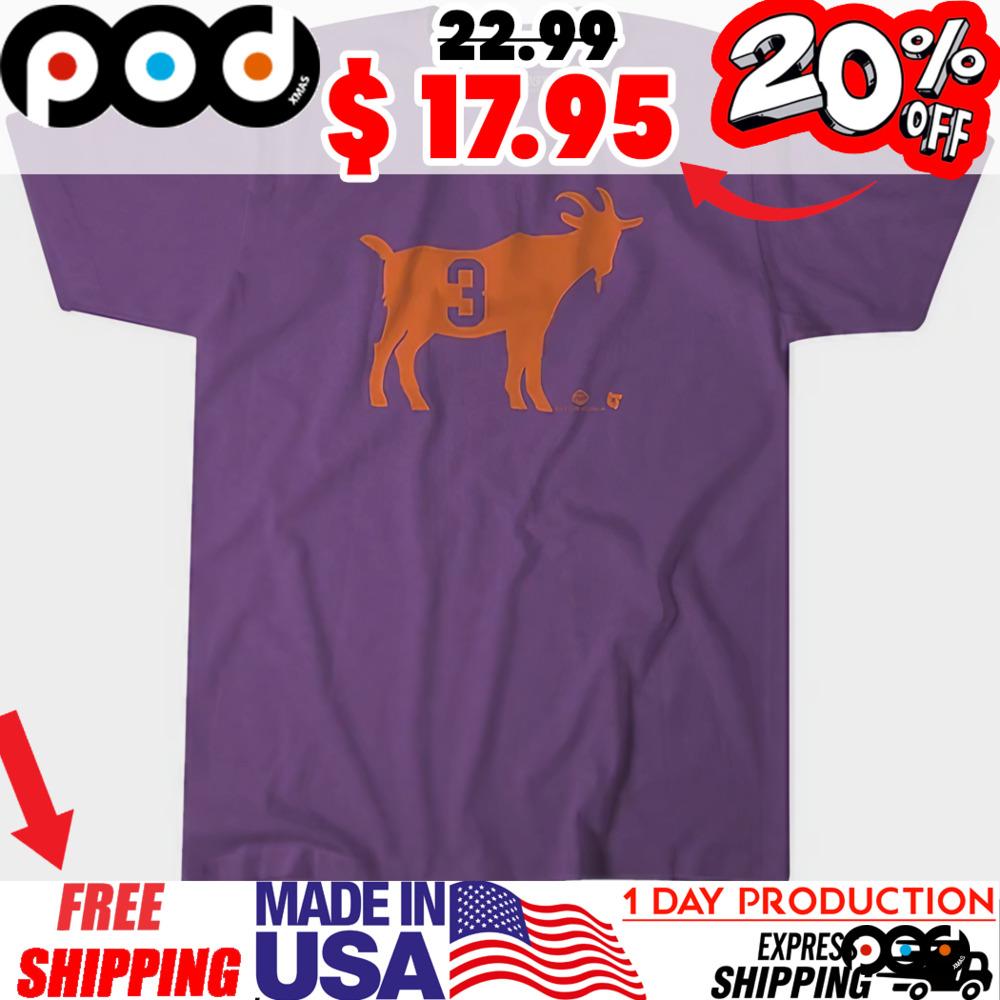 Diana Taurasi GOAT 3 Orange Phoenix Mercury Womens Shirt