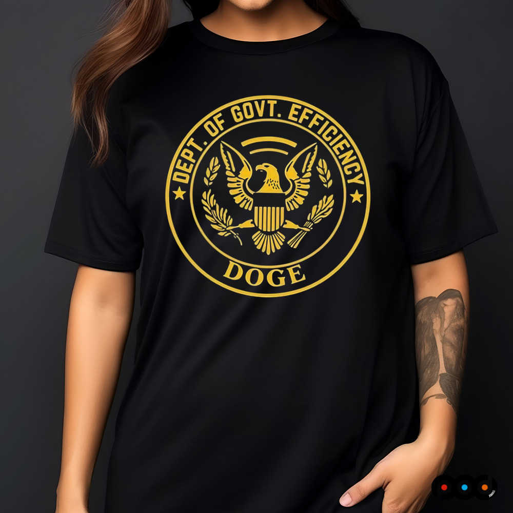 Doge Dept Of Govt Efficiency Logo Shirt