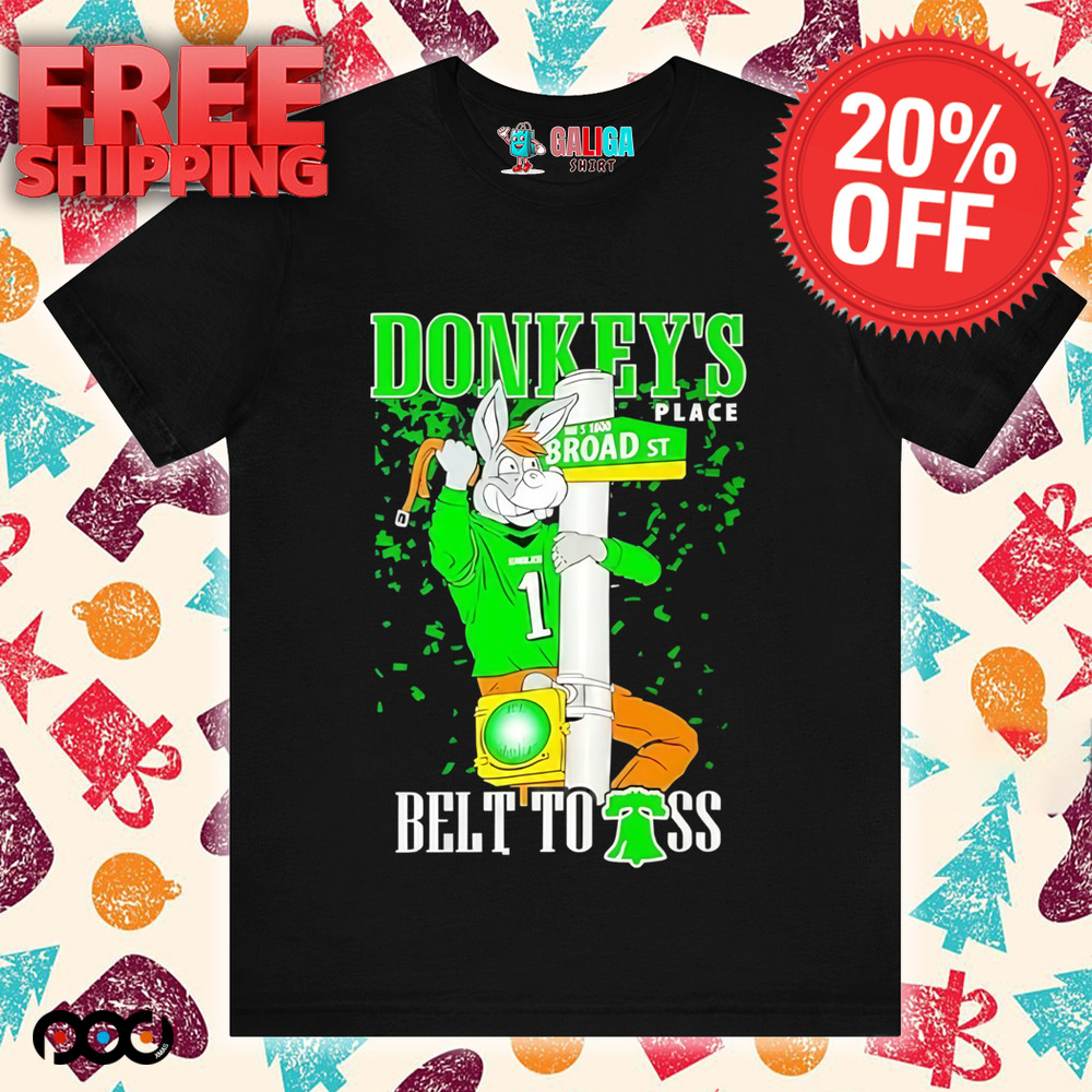 Donkey’s place belt to ass Philadelphia Eagles shirt