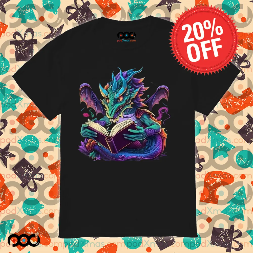 Dragon Reading Book Shirt