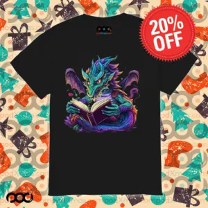 Dragon Reading Book Shirt