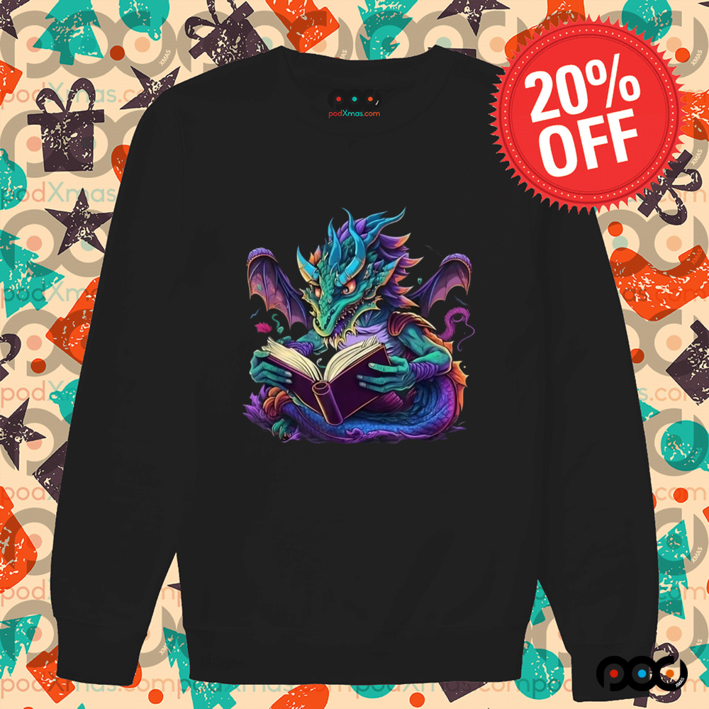 Dragon Reading Book Shirt