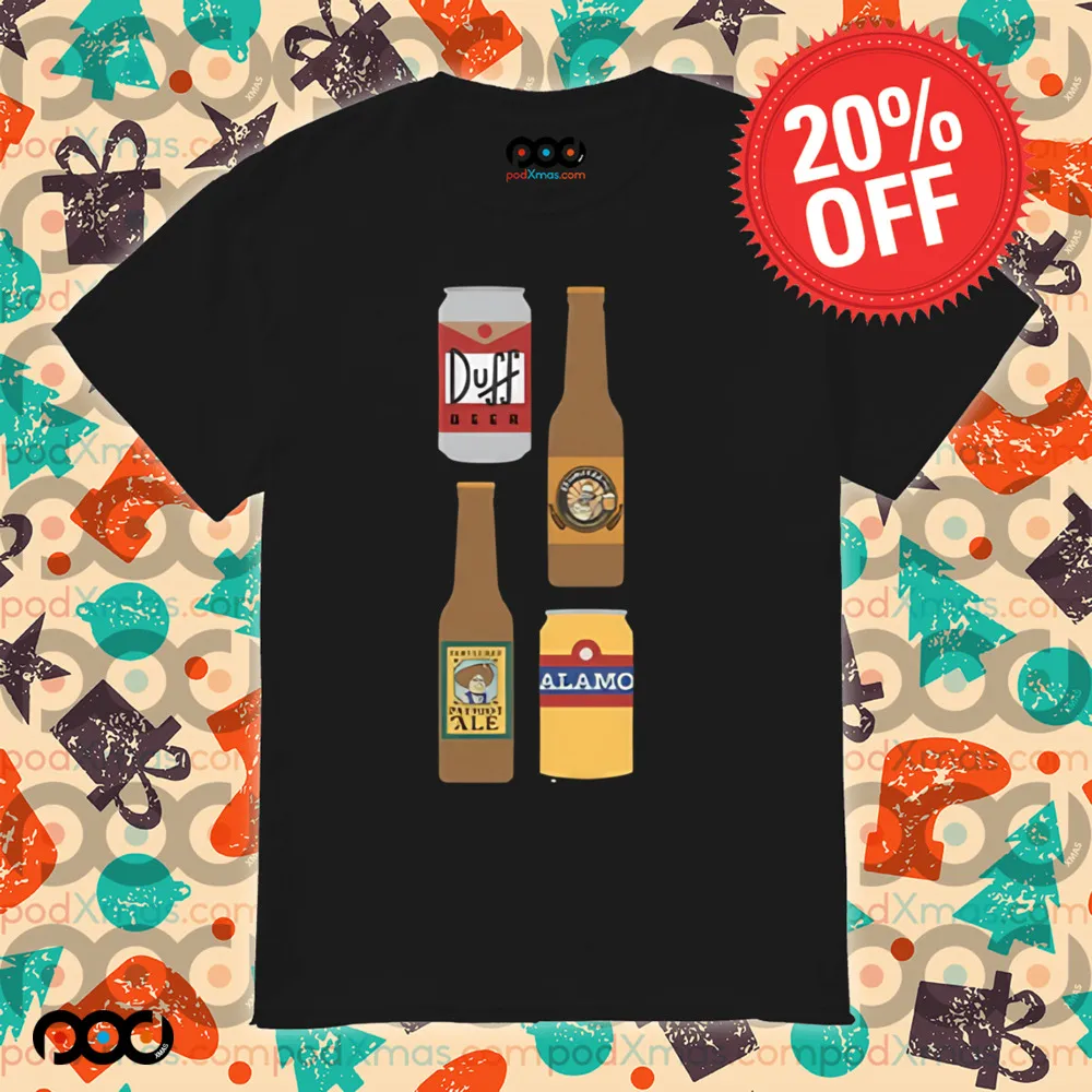 Duff Beer Benderbrau Patriot ale Alamo Shirt