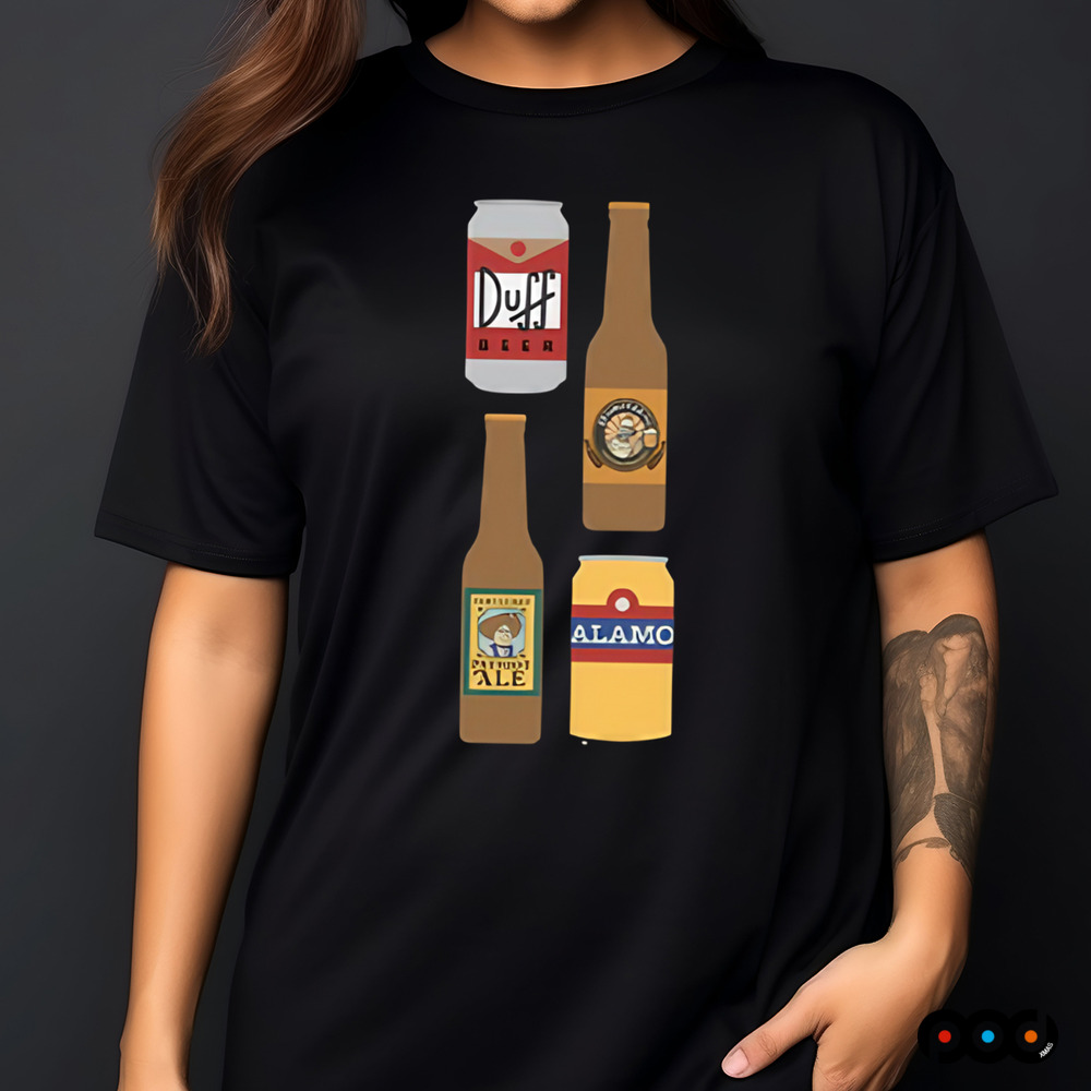 Duff Beer Benderbrau Patriot ale Alamo Shirt