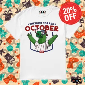 Eagles The Hunt For Red October Phillie Phanatic Mascot Philly Shirt