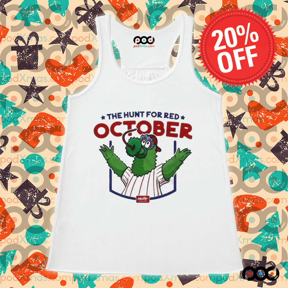 Eagles The Hunt For Red October Phillie Phanatic Mascot Philly Shirt
