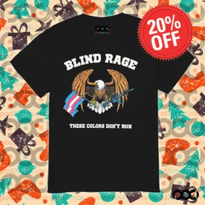 Eagles blind rage these colors don’t run flag shirt