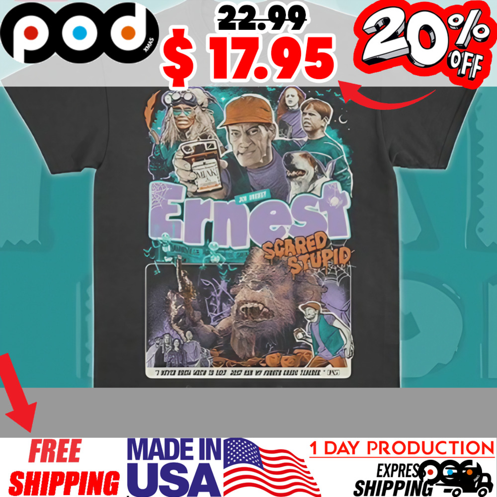 Ernest scared stupid 1991 art shirt