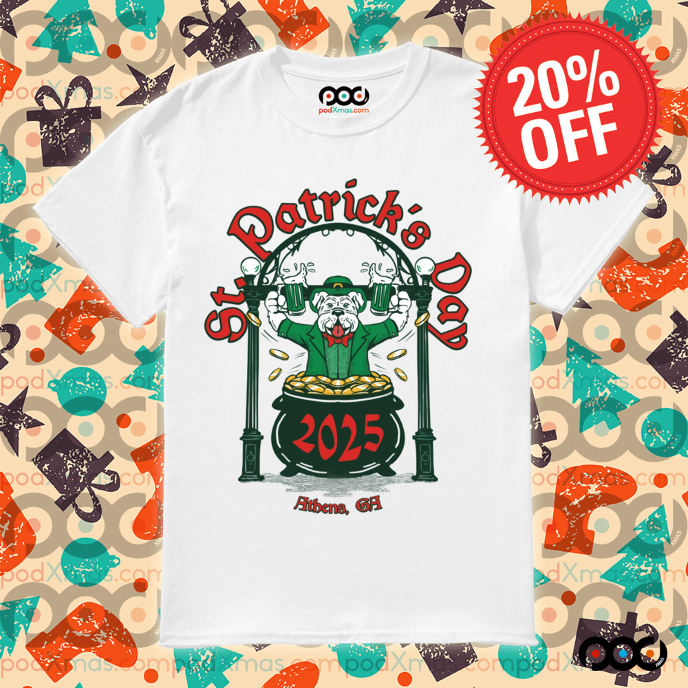 GA St. Patrick's Day Pocket Bulldogs Shirt