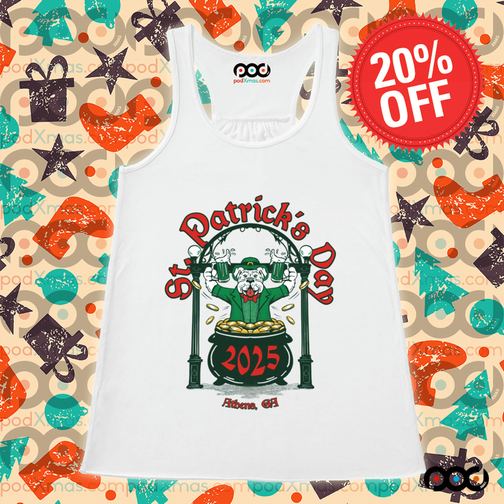 GA St. Patrick's Day Pocket Bulldogs Shirt