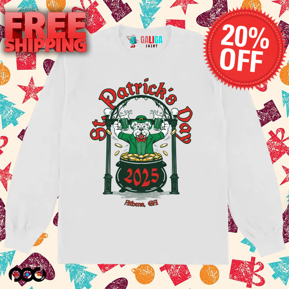 GA St. Patrick's Day Pocket Bulldogs Shirt