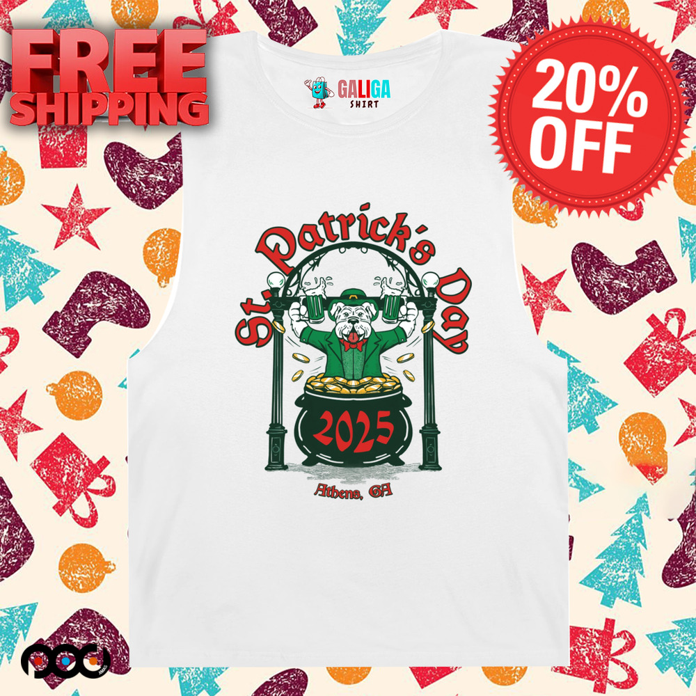 GA St. Patrick's Day Pocket Bulldogs Shirt
