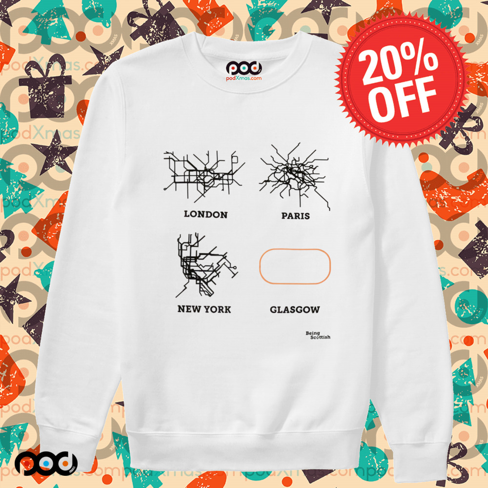 Glasgow Subway London Paris New York Glassgow shirt