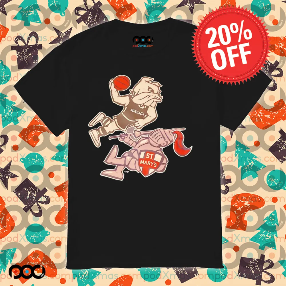 Gonzaga Bulldogs Vs Saint Mary’s Gaels mascot shirt