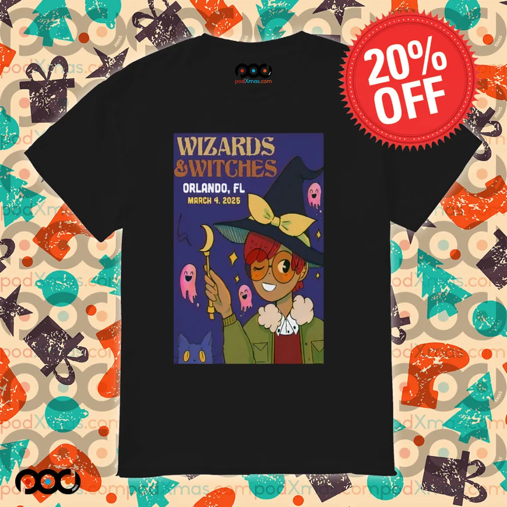 Good Kid Wizards & Witches Orlando, FL March 4, 2025 Event Shirt