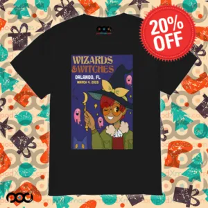 Good Kid Wizards & Witches Orlando, FL March 4, 2025 Event Shirt