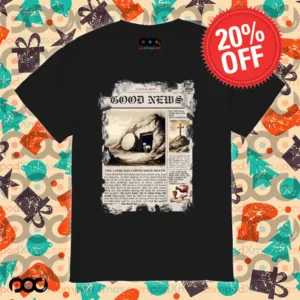 Good news christian easter edition the lamb has conquered death shirt