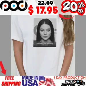 'Gossip Girl' actress dies at 39 Michelle Trachtenberg 1985-2025 Rest In Peace Memorial shirt