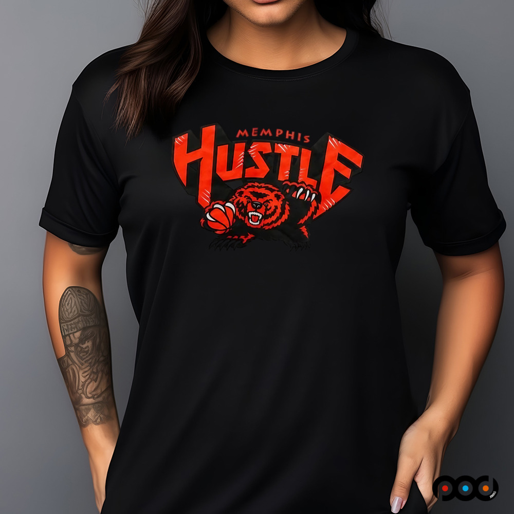 Grizzlies-Inspired Hustle Mem phis Shirt
