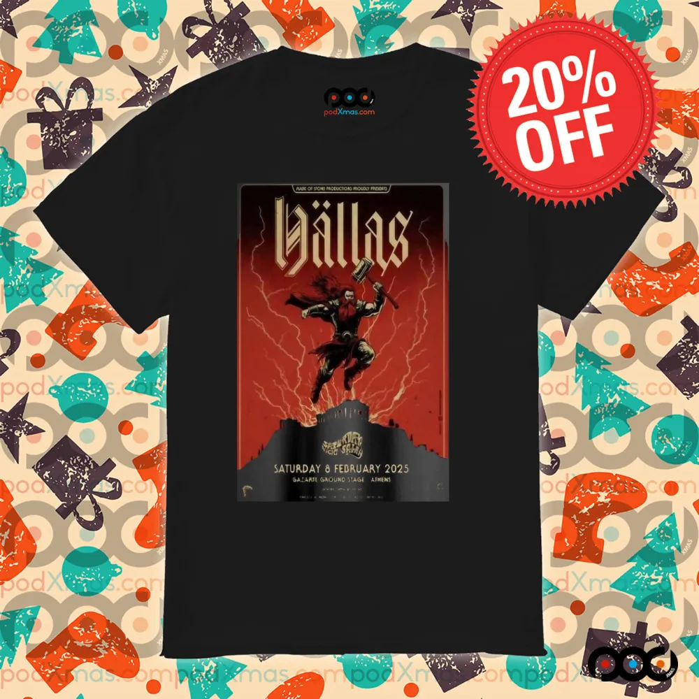 Hallas 8 February 2025 Gazarte Ground Stage Athens Event Shirt