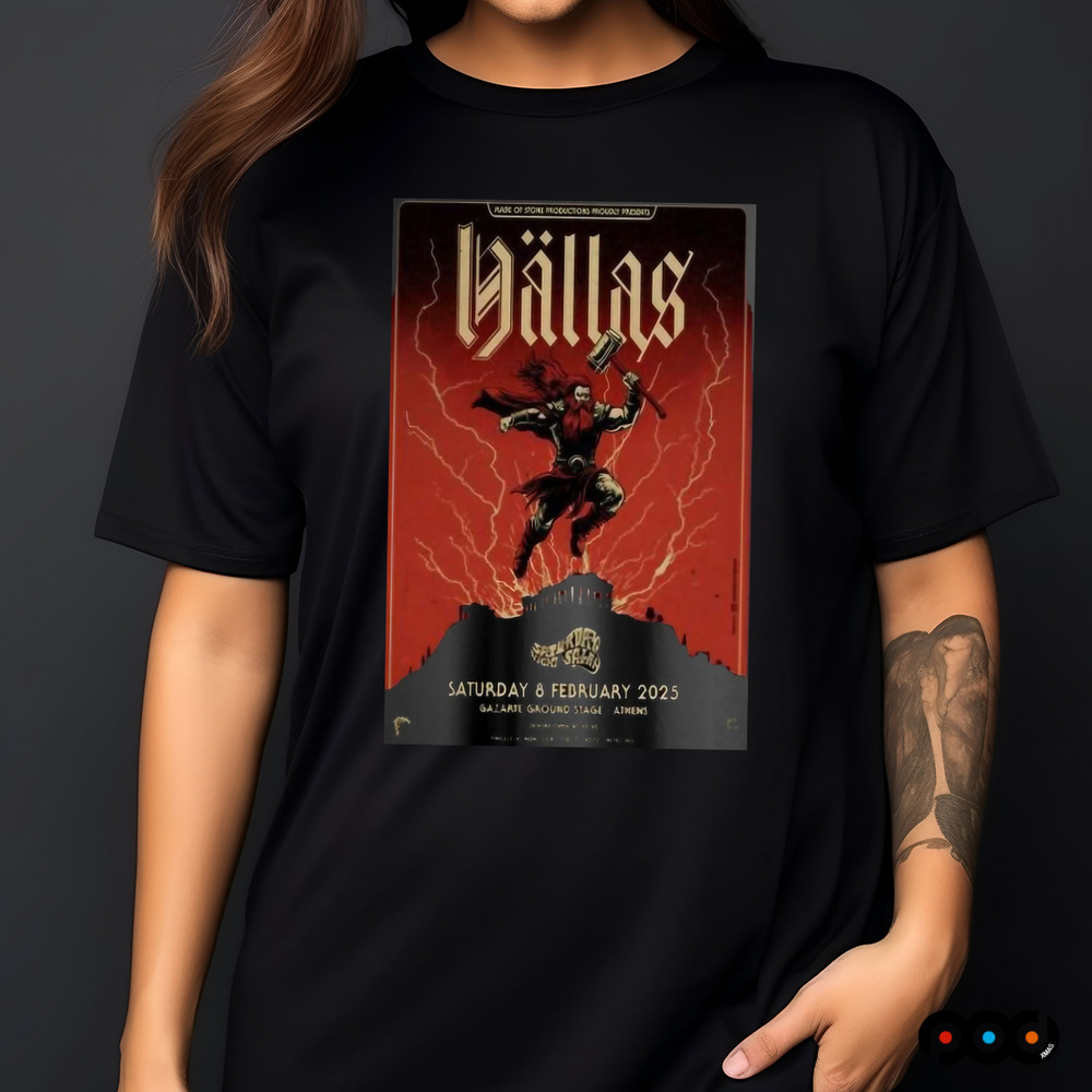 Hallas 8 February 2025 Gazarte Ground Stage Athens Event Shirt