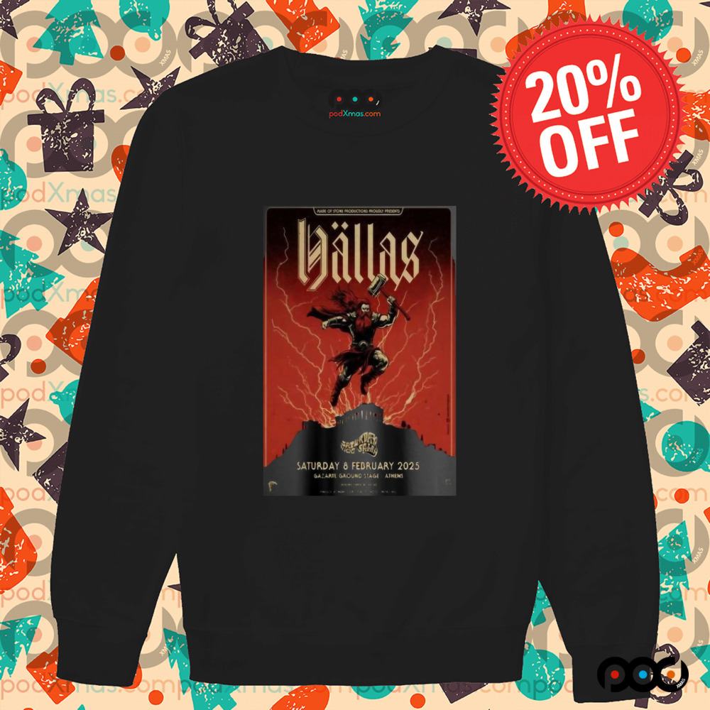 Hallas 8 February 2025 Gazarte Ground Stage Athens Event Shirt