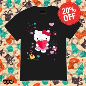 Hello Kitty Love Notes Valentine's Day Shirt