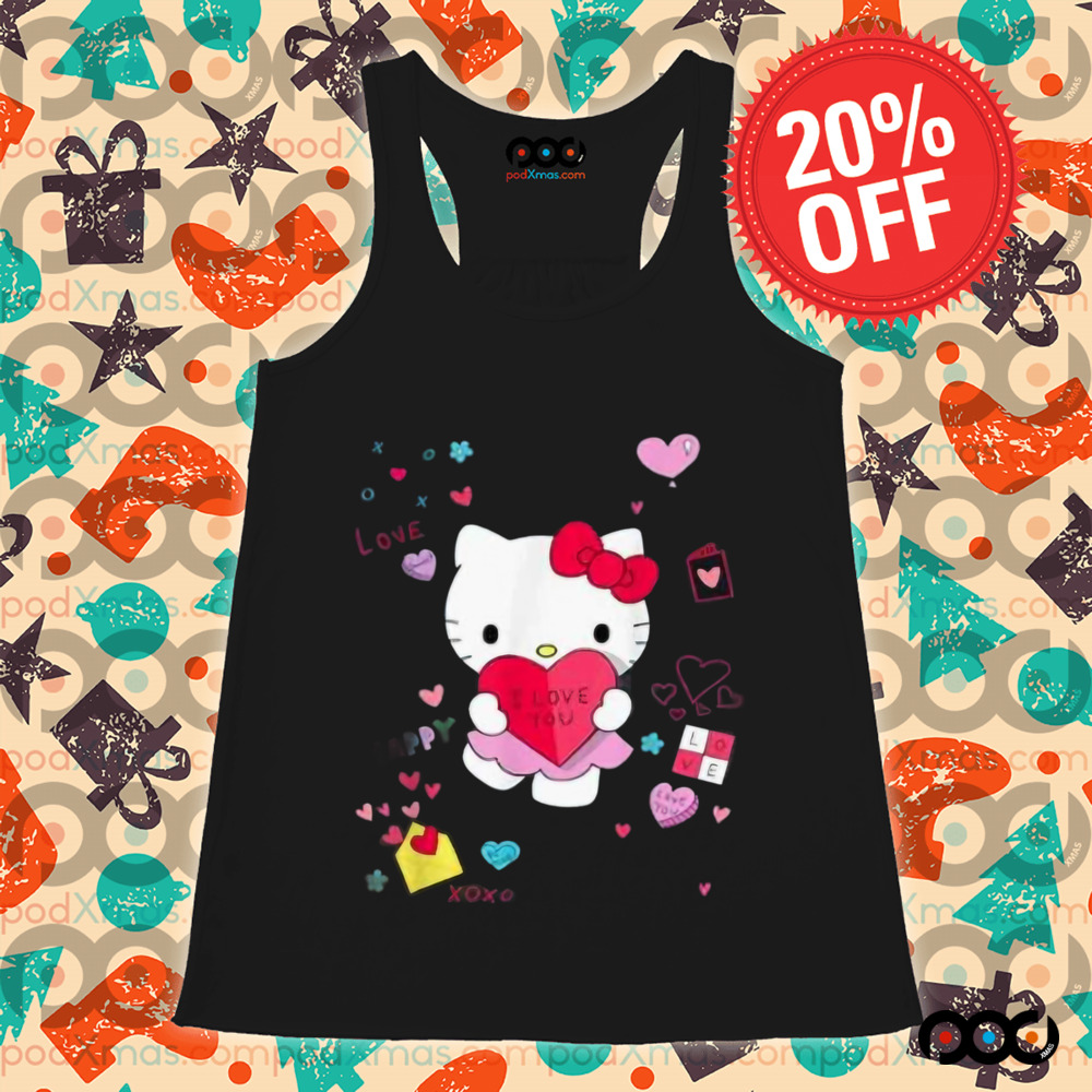 Hello Kitty Love Notes Valentine's Day Shirt