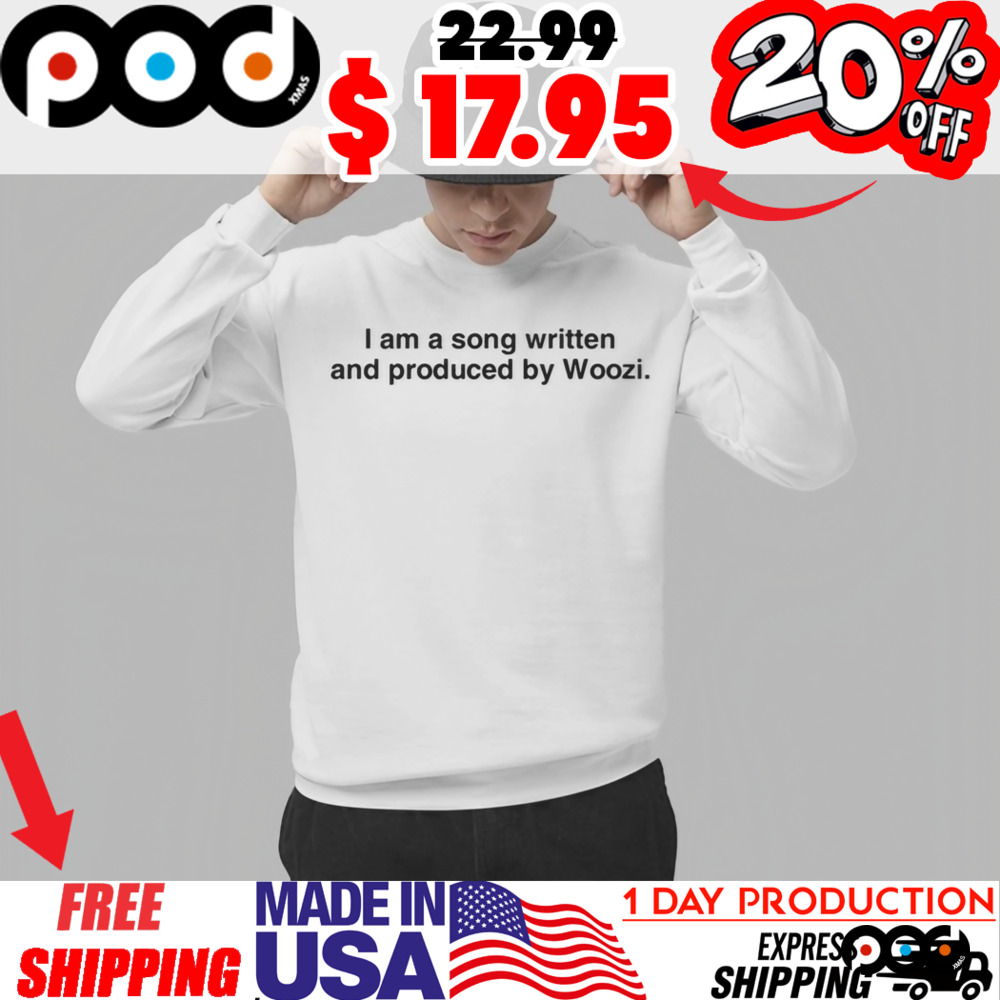 I Am A Song Written And Produced By Woozi Music Shirt