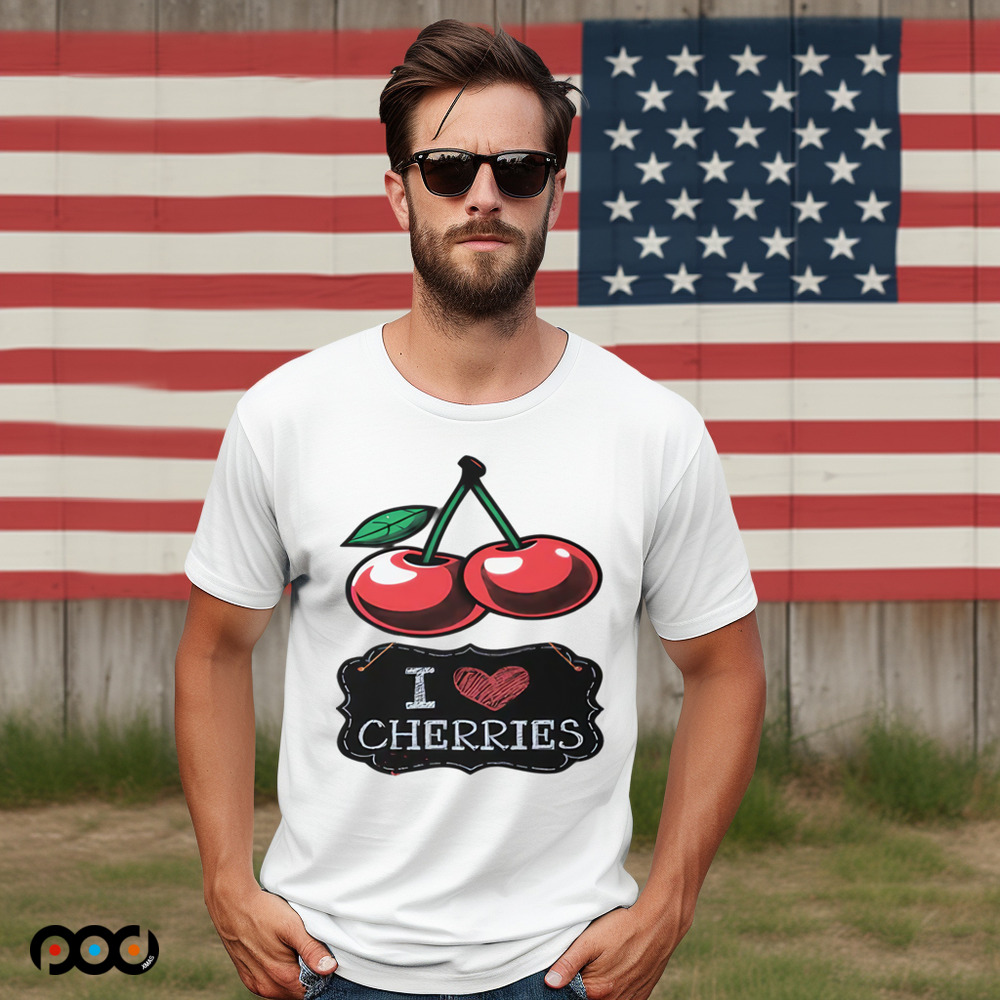 I Love Cherries Juicy and Bold Shirt