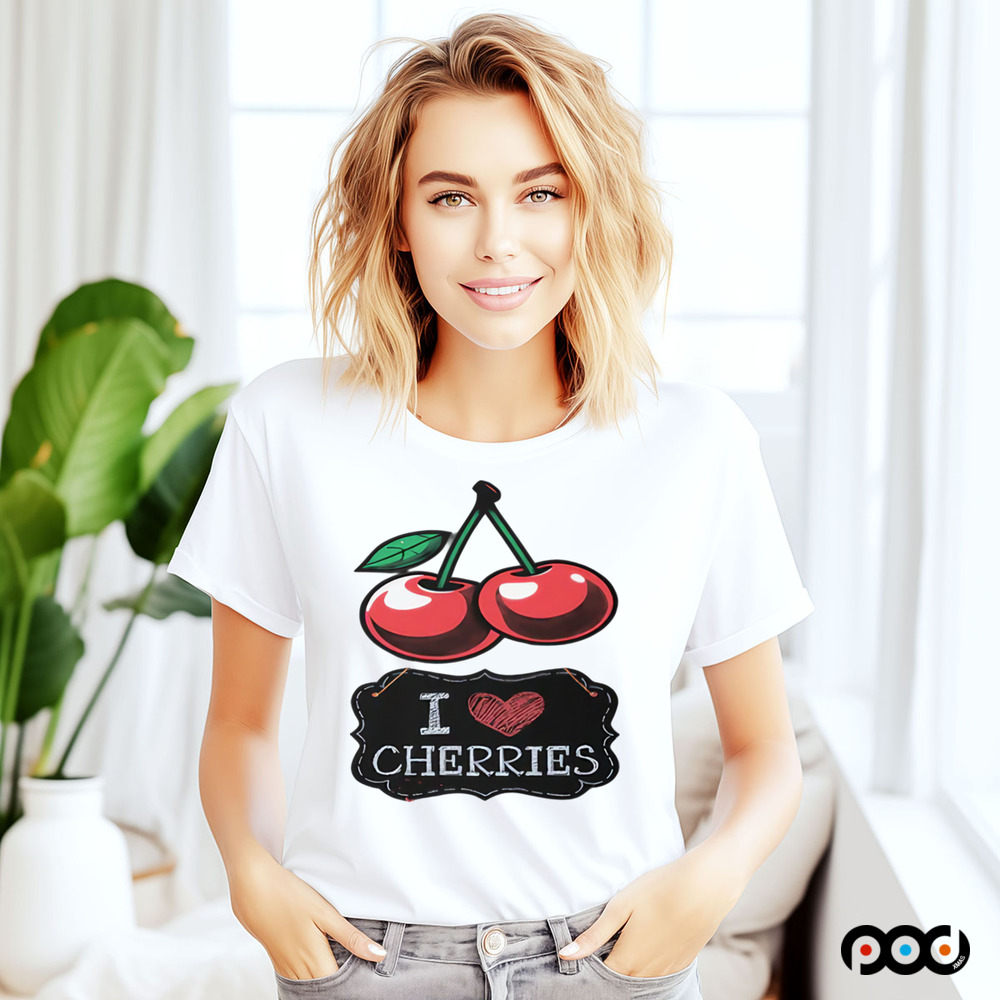 I Love Cherries Juicy and Bold Shirt