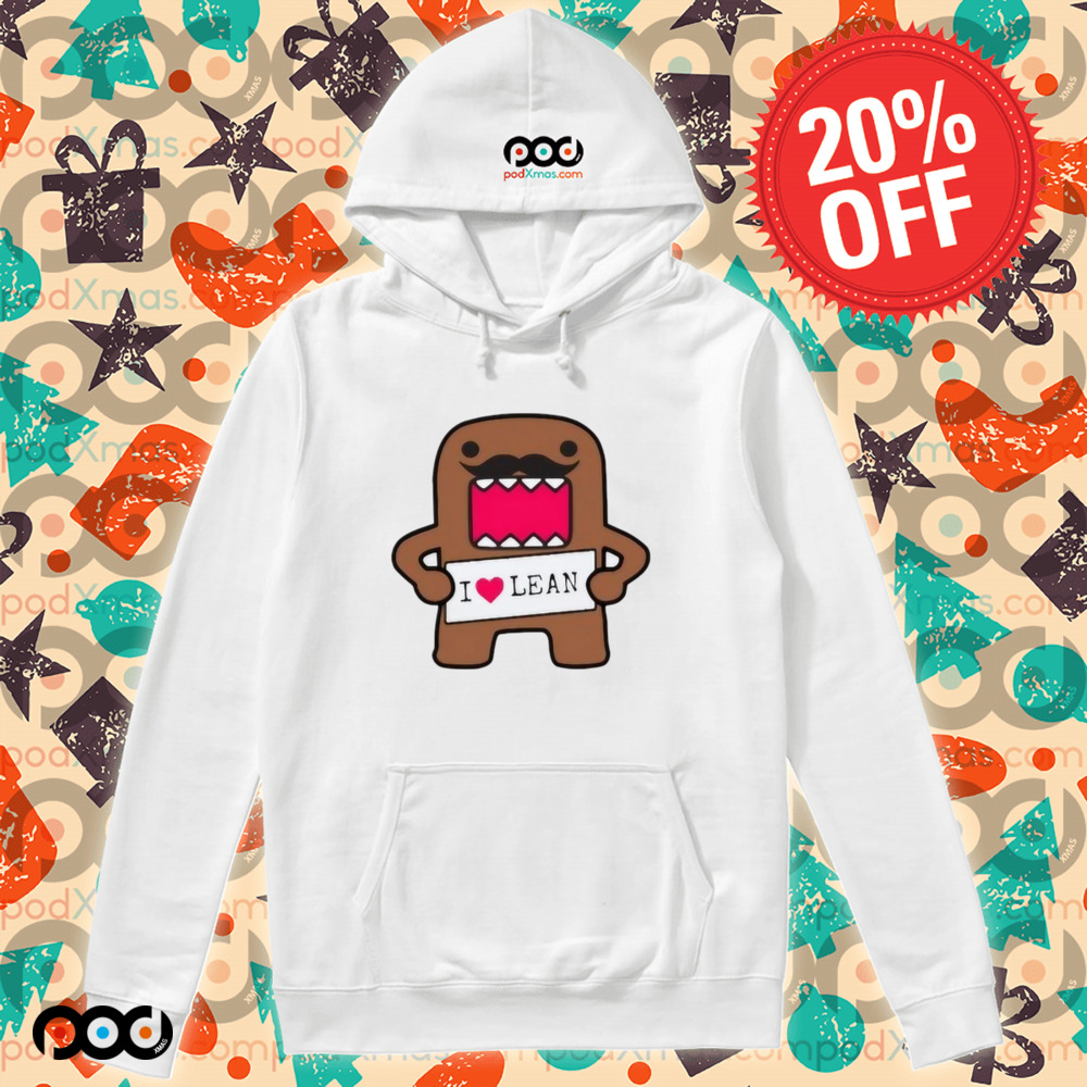 I Love Lean Felt Domo Kun Shirt