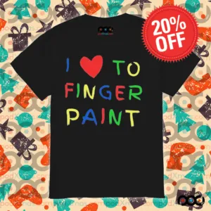 I Love To Finger Paint Im Paint Shirt