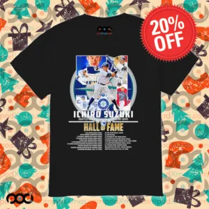 Ichiro Suzuki Seattle Mariners 2025 Hall of Fame shirt