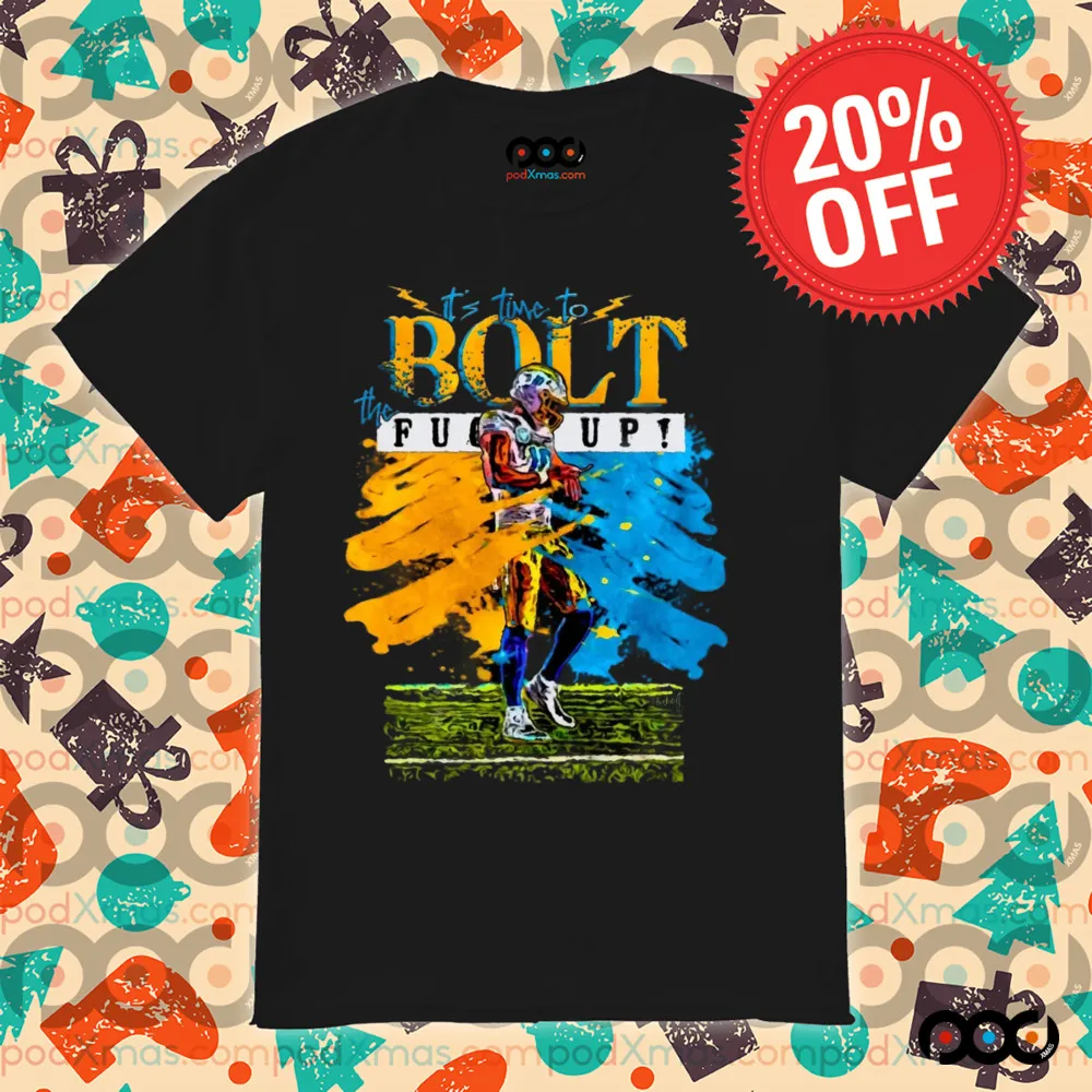 It's time to BOLT the FU UP NFL Artwork Splatter Shirt