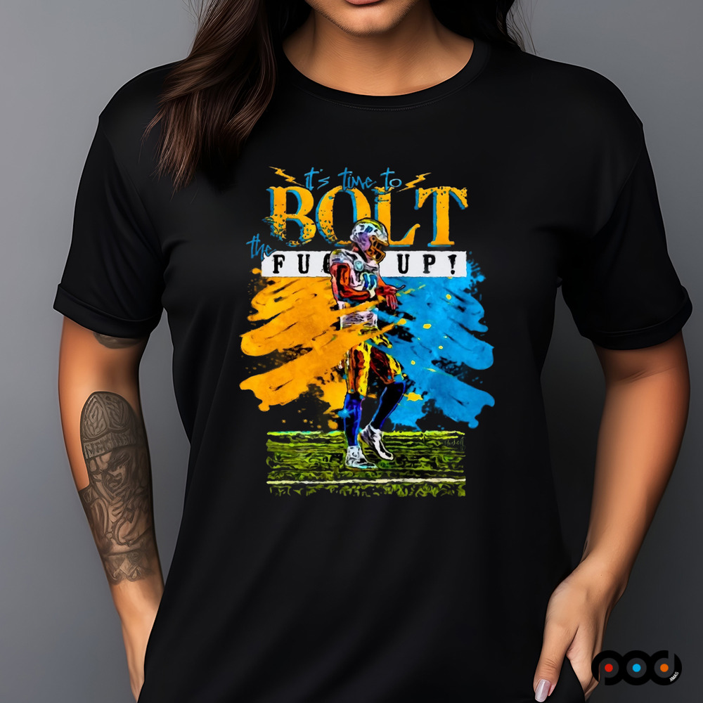 It's time to BOLT the FU UP NFL Artwork Splatter Shirt