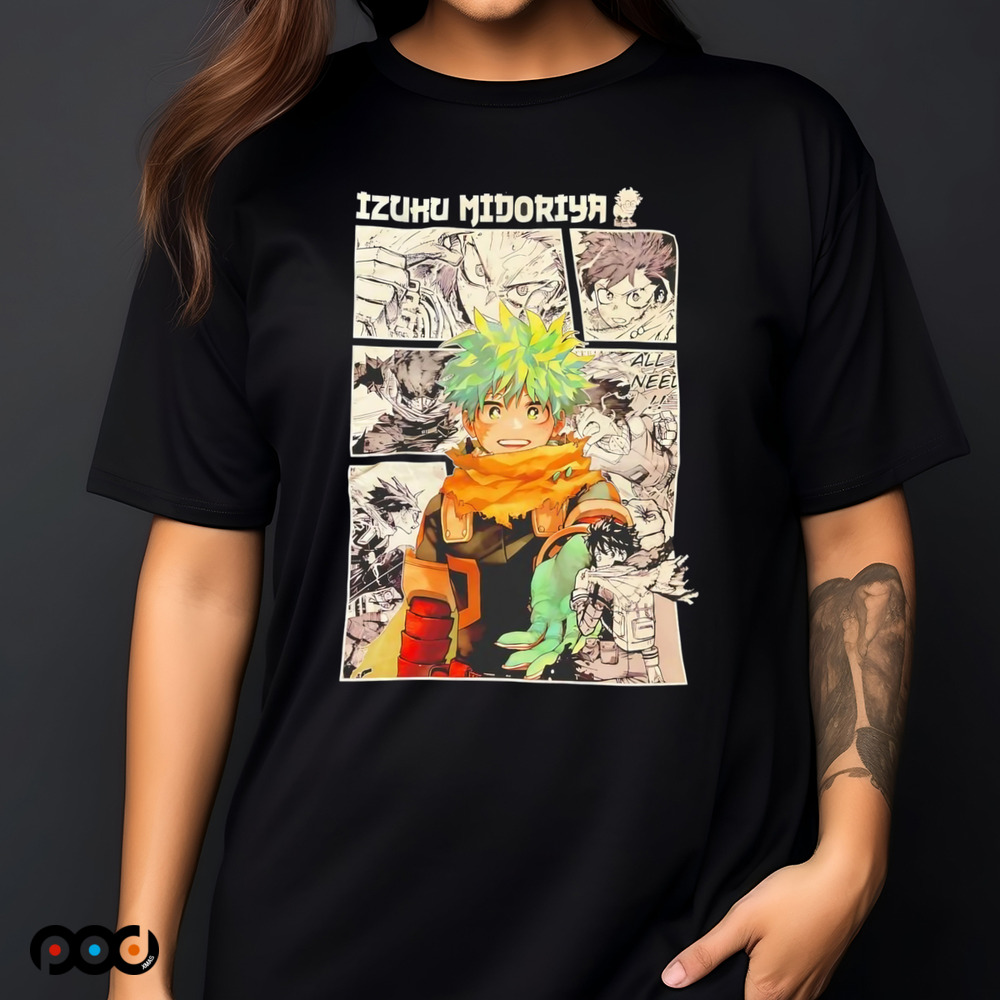 Izuku Midoriya Deku manga shirt